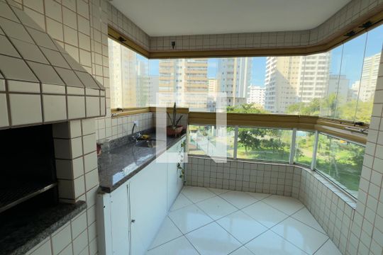 Varanda gourmet de apartamento para alugar com 2 quartos, 75m² em Aviação, Praia Grande
