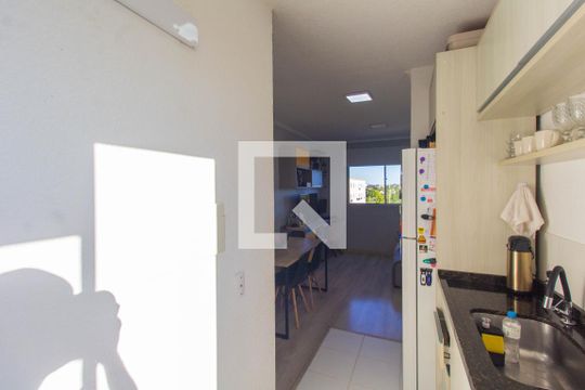 Cozinha e Área de Serviço de apartamento à venda com 2 quartos, 41m² em Estância Velha, Canoas
