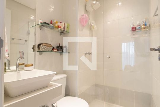 Banheiro Social de apartamento à venda com 2 quartos, 107m² em Vila Guarani (zona Sul), São Paulo
