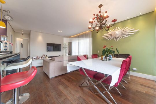 Sala de apartamento à venda com 2 quartos, 107m² em Vila Guarani (zona Sul), São Paulo