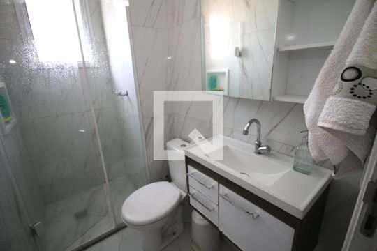 Banheiro de apartamento à venda com 2 quartos, 47m² em Irajá, Rio de Janeiro