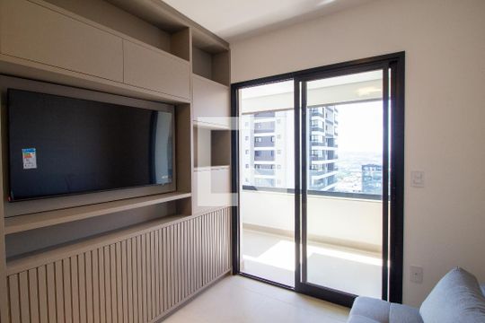Sala de apartamento para alugar com 1 quarto, 47m² em Parque Campolim, Sorocaba