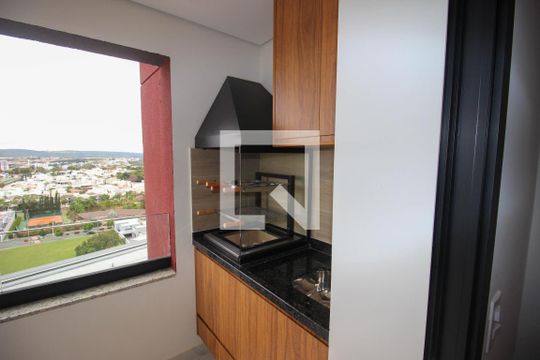 Varanda gourmet de apartamento para alugar com 1 quarto, 47m² em Parque Campolim, Sorocaba