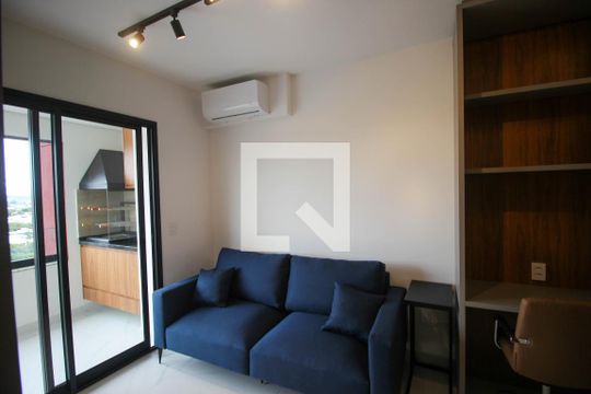 Sala de apartamento para alugar com 1 quarto, 47m² em Parque Campolim, Sorocaba