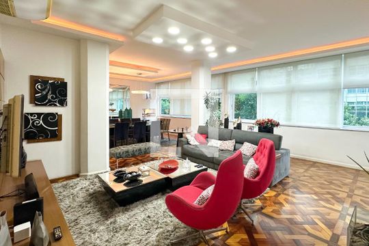 Sala de apartamento à venda com 4 quartos, 288m² em Copacabana, Rio de Janeiro