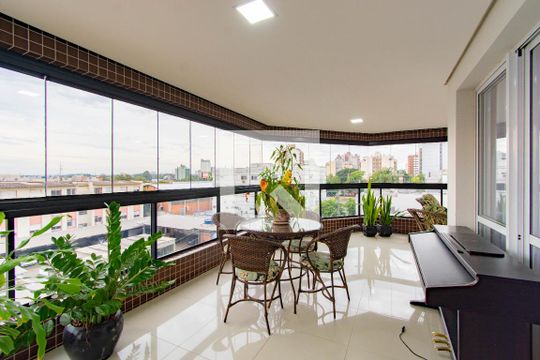 Varanda gourmet de apartamento à venda com 3 quartos, 156m² em Centro, Canoas