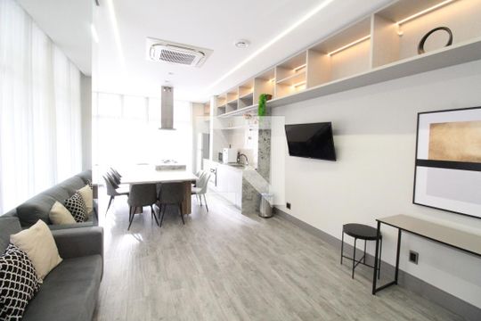 Área comum - Salão de festas de apartamento para alugar com 2 quartos, 54m² em Jardim Satélite, São José dos Campos
