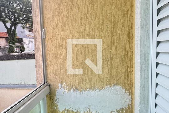 Varanda da Suíte de apartamento à venda com 3 quartos, 80m² em Vila Metalúrgica, Santo André