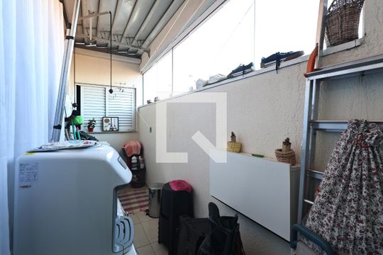 Área de Serviço de apartamento à venda com 2 quartos, 59m² em Vila Sao Pedro, Santo André