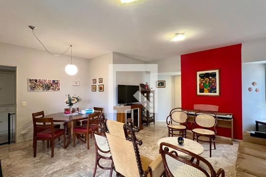 Sala de apartamento para alugar com 3 quartos, 117m² em Pinheiros, São Paulo
