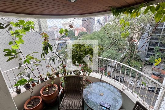 Varanda da Sala de apartamento para alugar com 3 quartos, 117m² em Pinheiros, São Paulo