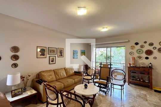 Sala de apartamento para alugar com 3 quartos, 117m² em Pinheiros, São Paulo