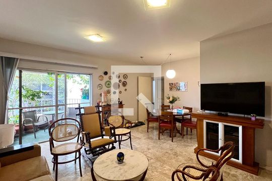 Sala de apartamento para alugar com 3 quartos, 117m² em Pinheiros, São Paulo