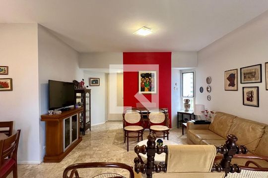 Sala de apartamento para alugar com 3 quartos, 117m² em Pinheiros, São Paulo