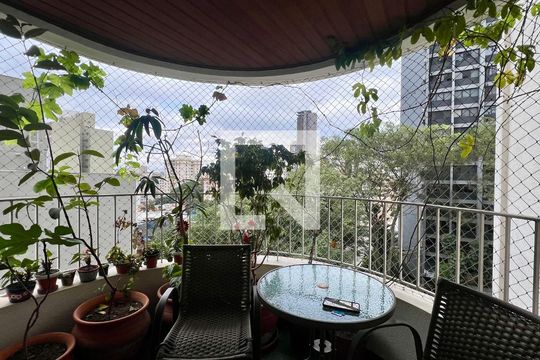 Varanda da Sala de apartamento para alugar com 3 quartos, 117m² em Pinheiros, São Paulo