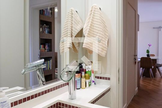 Lavabo de apartamento à venda com 3 quartos, 112m² em Santa Maria, São Caetano do Sul