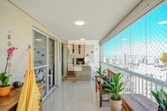 Varanda de apartamento à venda com 3 quartos, 112m² em Santa Maria, São Caetano do Sul