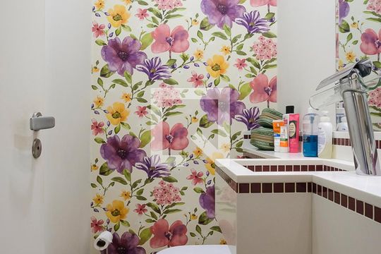 Lavabo de apartamento à venda com 3 quartos, 112m² em Santa Maria, São Caetano do Sul