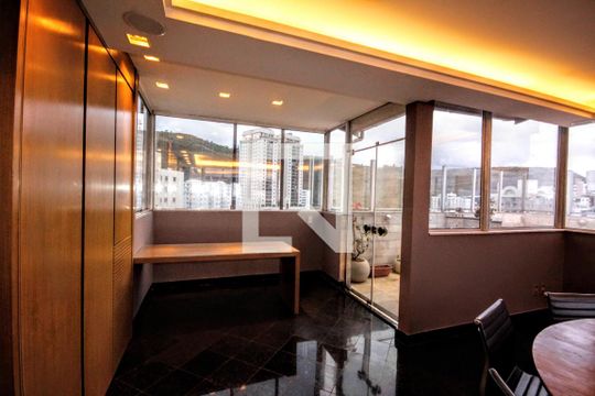 Sala 2 de apartamento à venda com 4 quartos, 166m² em Sion, Belo Horizonte