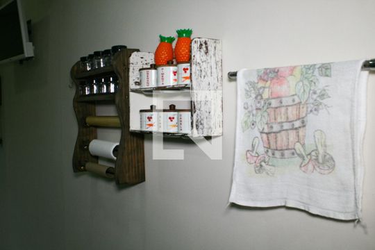 Cozinha de apartamento para alugar com 4 quartos, 210m² em Vila Tupi, Praia Grande