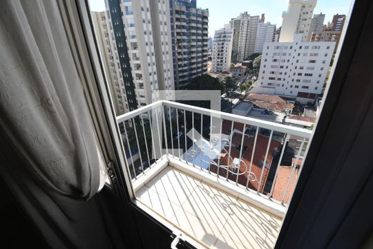 Sala - Sacada de apartamento para alugar com 1 quarto, 72m² em Cambuí, Campinas