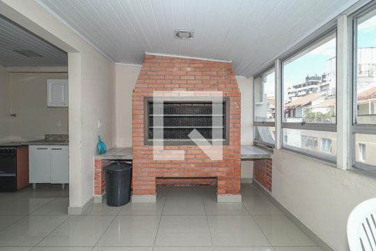 Área comum - Salão de festas de apartamento à venda com 3 quartos, 78m² em Higienópolis, Porto Alegre