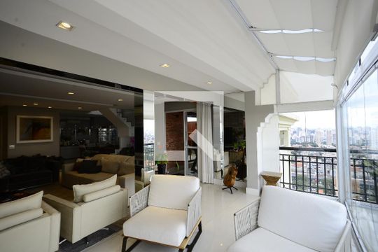 Varanda da Sala de apartamento à venda com 3 quartos, 300m² em Ipiranga, São Paulo