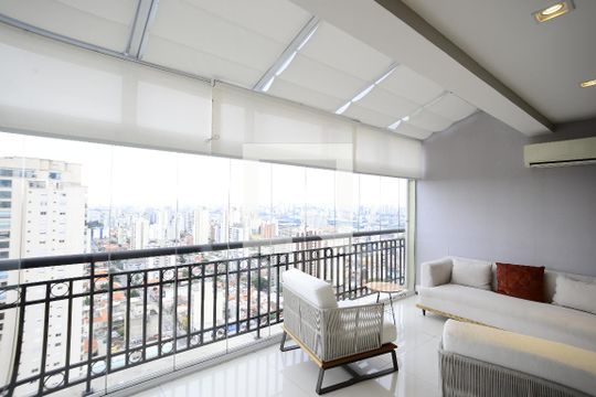 Varanda da Sala de apartamento à venda com 3 quartos, 300m² em Ipiranga, São Paulo