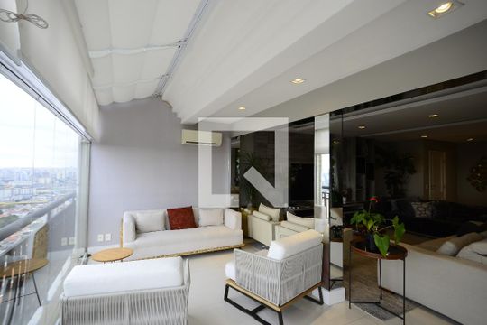 Varanda da Sala de apartamento à venda com 3 quartos, 300m² em Ipiranga, São Paulo