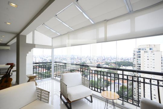 Varanda da Sala de apartamento à venda com 3 quartos, 300m² em Ipiranga, São Paulo