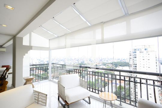 Varanda da Sala de apartamento à venda com 3 quartos, 300m² em Ipiranga, São Paulo