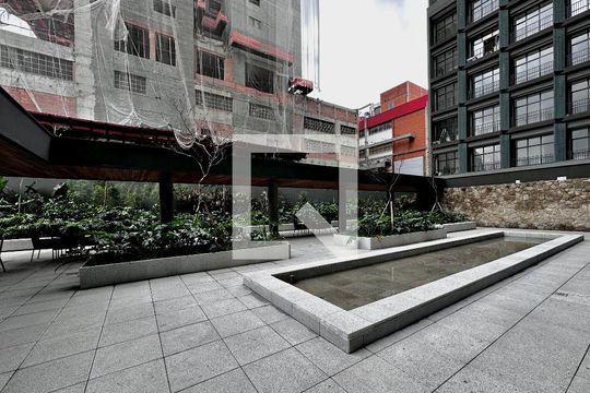 Área comum de apartamento à venda com 1 quarto, 34m² em Santo Amaro, São Paulo