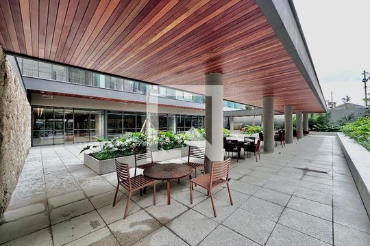 Área comum de apartamento à venda com 1 quarto, 34m² em Santo Amaro, São Paulo