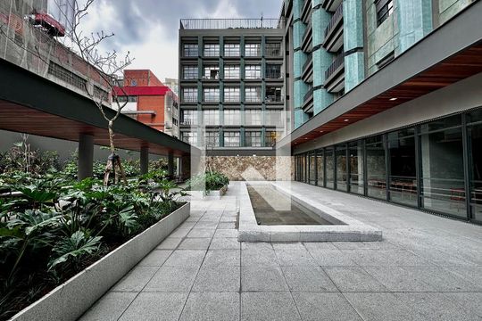 Área comum de apartamento à venda com 1 quarto, 34m² em Santo Amaro, São Paulo