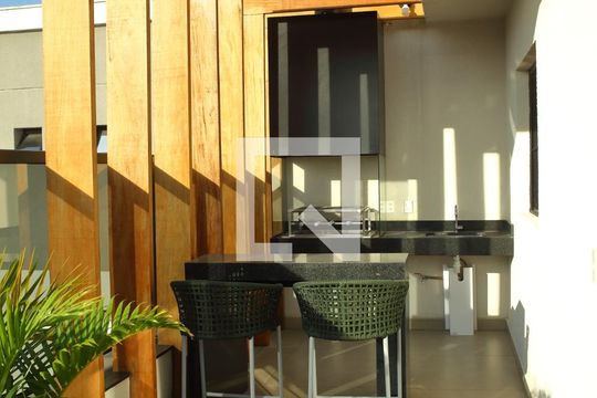Churrasqueira/ Salão de Festas de kitnet/studio para alugar com 1 quarto, 25m² em Vila Campestre, São Bernardo do Campo