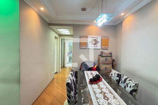  Sala de Jantar de apartamento à venda com 2 quartos, 70m² em Parque Erasmo Assunção, Santo André