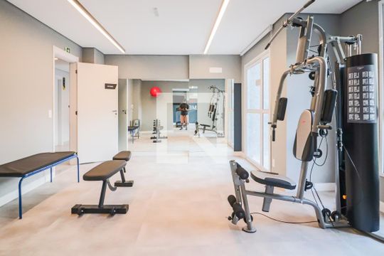 Área comum - Academia de apartamento para alugar com 1 quarto, 25m² em Vila Butantã, São Paulo