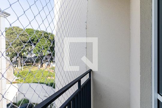 Varanda da Sala de apartamento à venda com 2 quartos, 45m² em Vila Caraguata, São Paulo