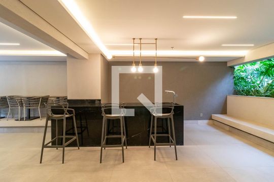 Área comum - Salão Gourmet de kitnet/studio à venda com 1 quarto, 27m² em Perdizes, São Paulo