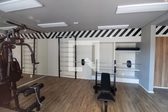 Área comum - Academia de apartamento para alugar com 1 quarto, 27m² em Jardim Caravelas, São Paulo