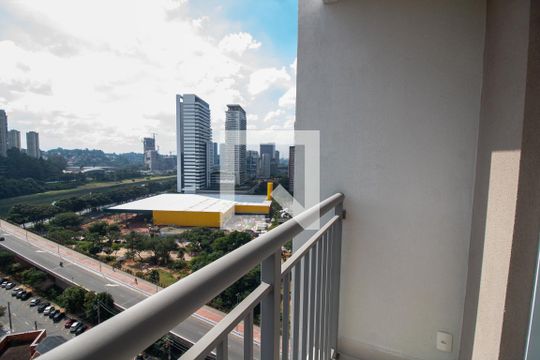 Varanda de apartamento para alugar com 1 quarto, 27m² em Jardim Caravelas, São Paulo