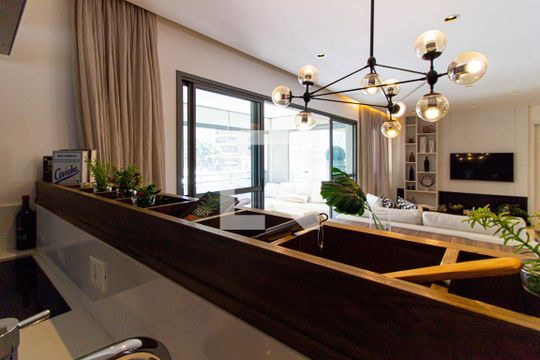 Cozinha de apartamento à venda com 3 quartos, 147m² em Perdizes, São Paulo