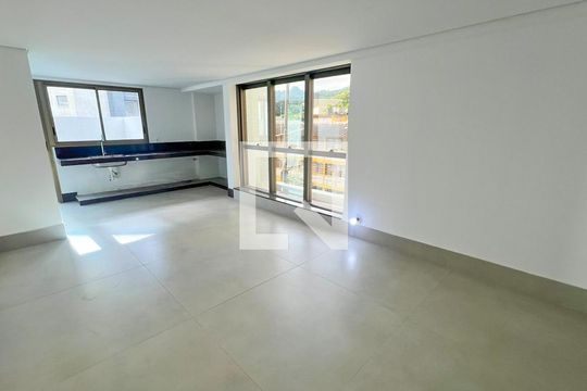 Sala/Cozinha de apartamento à venda com 3 quartos, 164m² em Serra, Belo Horizonte