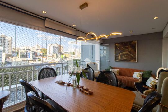 Varanda Gourmet de apartamento à venda com 3 quartos, 93m² em Jardim São Paulo, Guarulhos