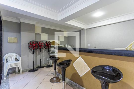 Área comum - Salão de Festas de apartamento para alugar com 2 quartos, 46m² em Parque Sao Vicente, Santo André