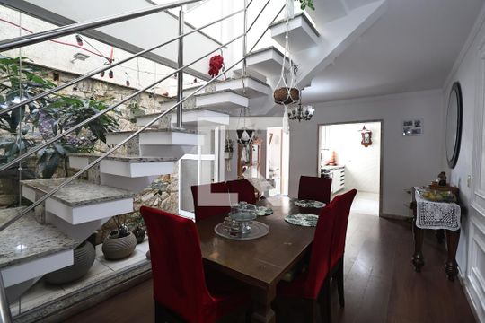 Sala de Jantar de casa à venda com 4 quartos, 300m² em Vila Assunção, Santo André