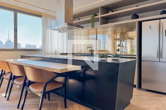 Área comum de apartamento à venda com 1 quarto, 34m² em Vila Mariana, São Paulo
