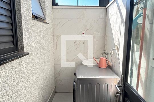 Área de Serviço de apartamento à venda com 3 quartos, 74m² em Jardim, Santo André
