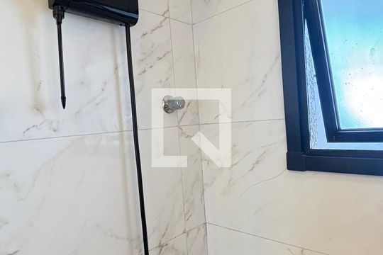 Banheiro da Suíte de apartamento à venda com 3 quartos, 74m² em Jardim, Santo André