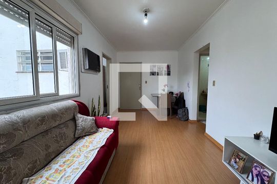 Sala de apartamento à venda com 1 quarto, 50m² em Centro, São Leopoldo